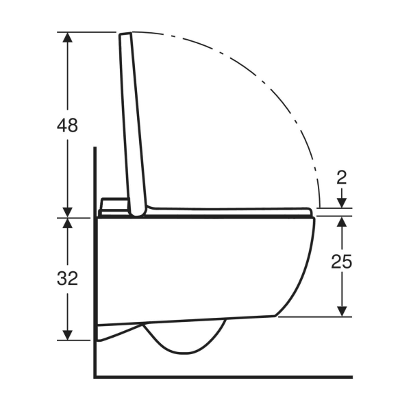 Geberit ALBA skolsalerni hvítt - Image 4