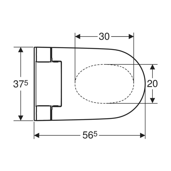 Geberit ALBA skolsalerni hvítt - Image 6
