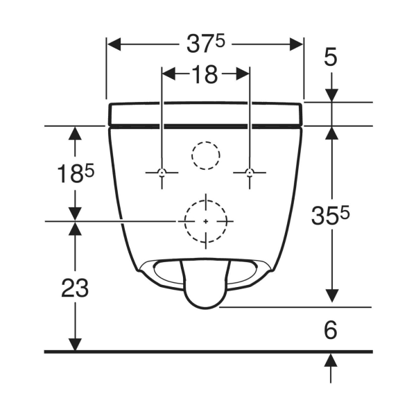 Geberit ALBA skolsalerni hvítt - Image 5