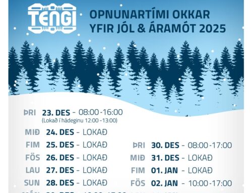 Opnunartími jól og áramót 2025