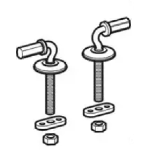 Geberit festing f. wc setu Bambino  2stk sett