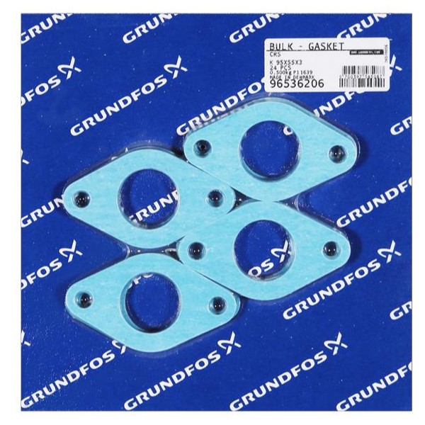 Flangspakkn. Oval CR 1/3/5 1"-1 1/4" 95x55x3