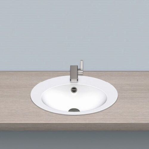 Stálhandlaug Hvít EB.O500H