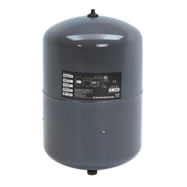 Þensluker f. neysluvatn 35L PN10 90° 1"