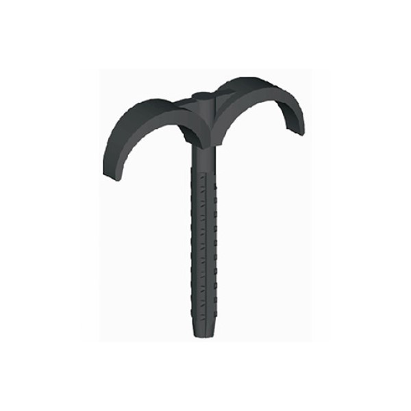 Rörafesting Krókur tvöf 90mm