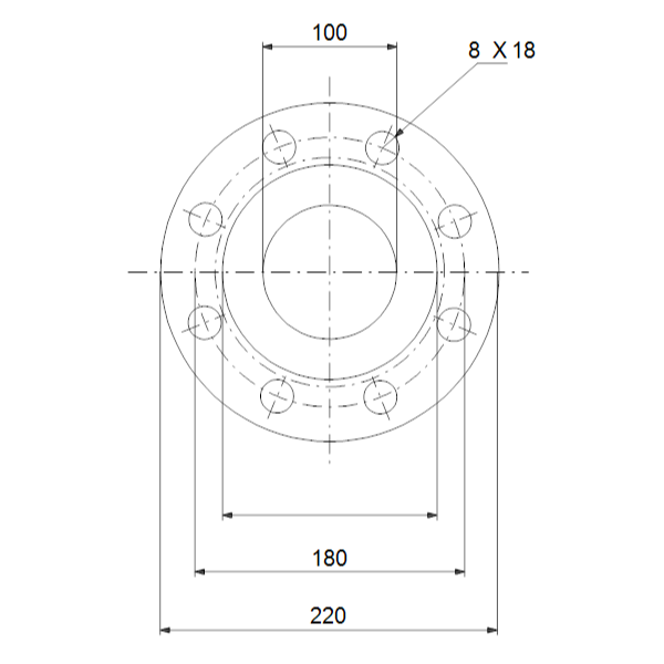 Flange Set PN16 100MM