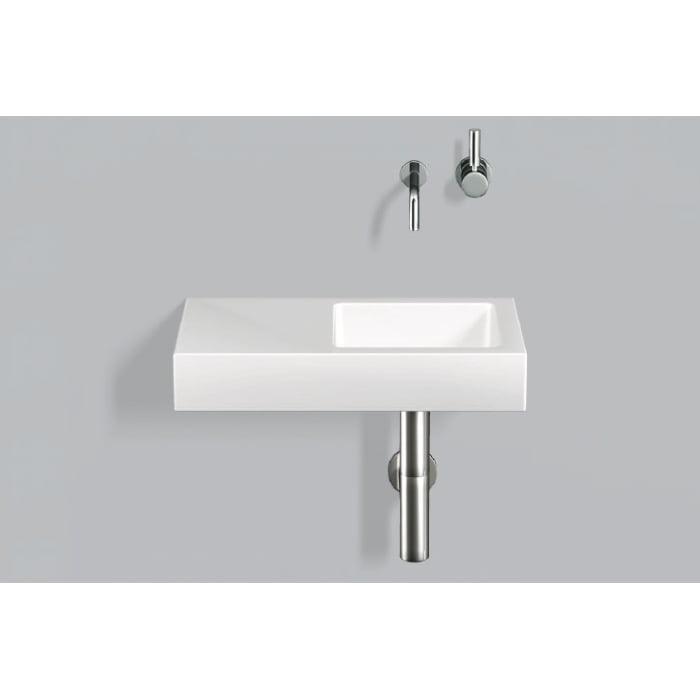 Stálhandlaug hvít WT.QS525.R