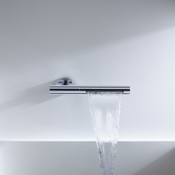 Fastur úðari vegg f innb 080W foss  KRÓM