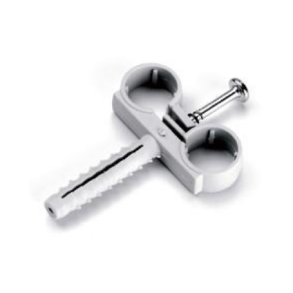 Plastfesting 15mm tvöföld