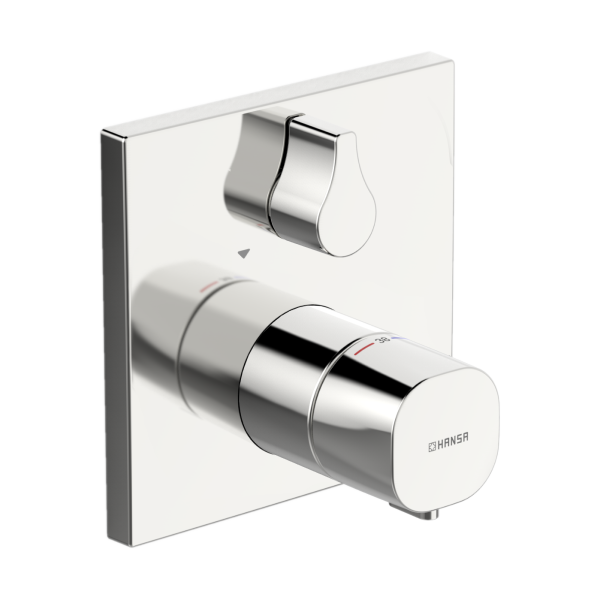 HANSADESIGNO frontur f.innbyggt thermotæki ferkant