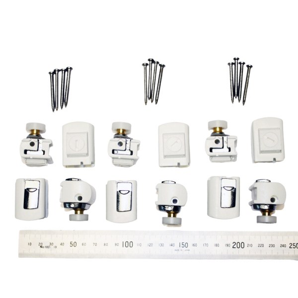 Hjólasett HRU Hvítt í Macro 3000 & 2003 klefa