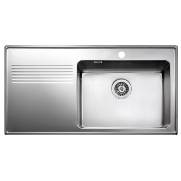 OMNIA 97x51x18 Hægri skál + borð - Universal kant