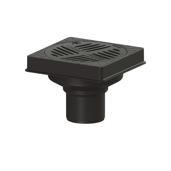 Niðurfall í bílaplan 100mm Ecoguss