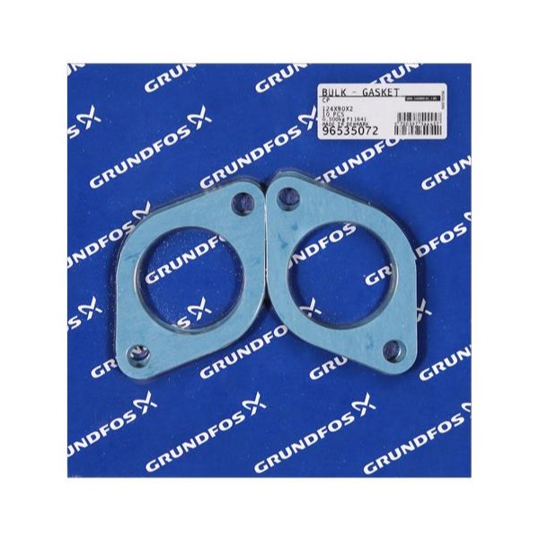 Flangspakkn. Oval  CP 2" 124x80x2 (10stk)