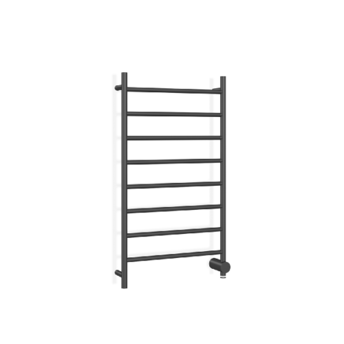 Handklæðaofn rafmagns Svartur 90x50 Timer Hægri