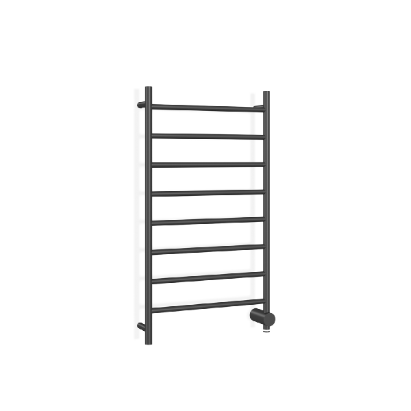 Handklæðaofn rafmagns Svartur 90x50 Timer Hægri