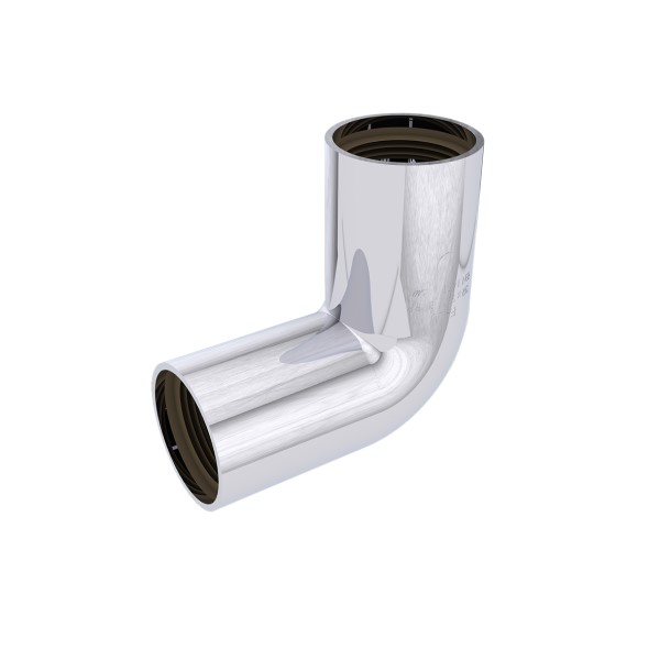 Beygja 90° 32mm KRÓM