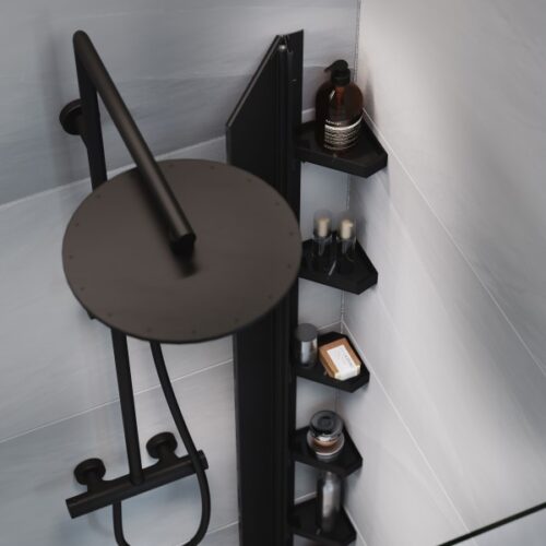 Hide sturtuhilla Svört 199cm