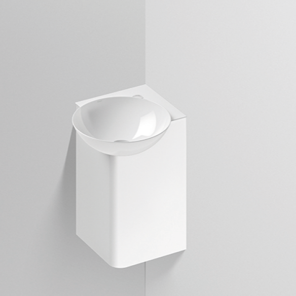 Stálhandlaug hvít WP. INSERT5