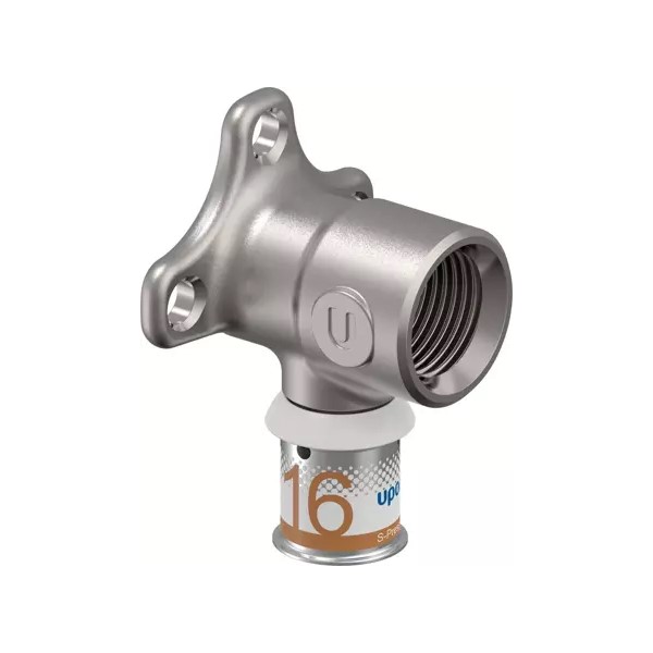 Vegghné 16x1/2"  m flangs /plö