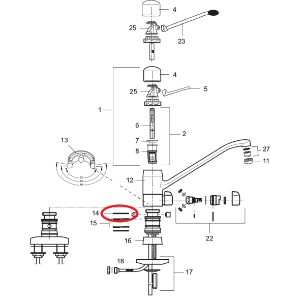 Teflonhringur f eldhústæki