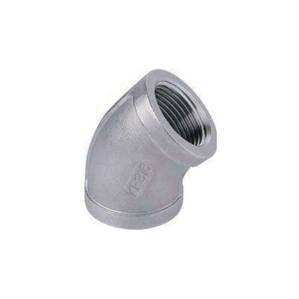 H-Hné 1 ¼" skrúfað ryðfrítt