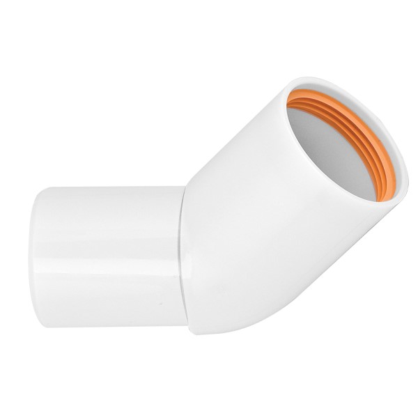 N-Beygja 45° 40mm hvít