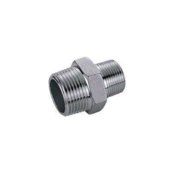 Brjóstnippill 3/4x ½" skrúfað ryðfrítt