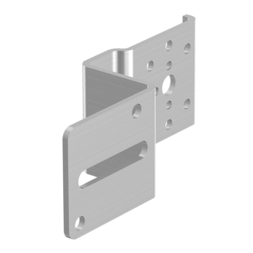 Veggplata vinkil einföld