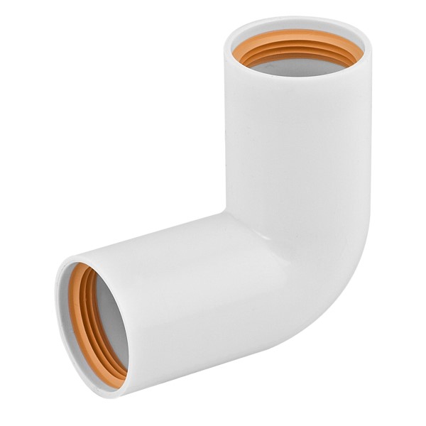 Beygja 90° 32mm hvít