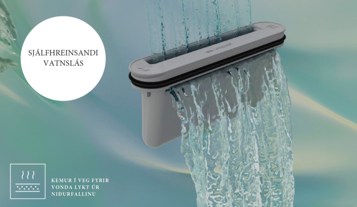 Vatnslás sjálfhreinsandi í niðurfall