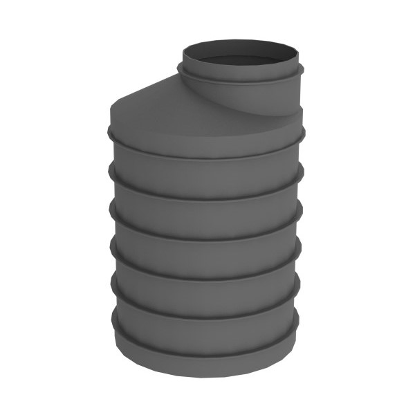 Brunnur m/sléttum botni og keilu