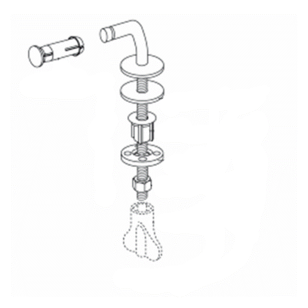 WC setufestingar f. CERANOVA