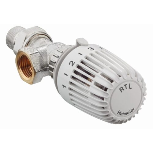 Heimeier RTL retúr 1/2" UK MEÐ HAUS