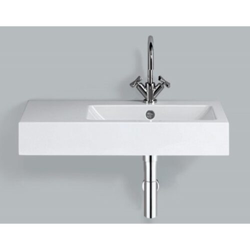 Stálhandlaug hvít WT.PR800H.R