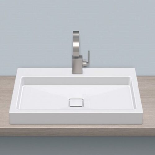 Stálhandlaug hvít AB.RE700H.2