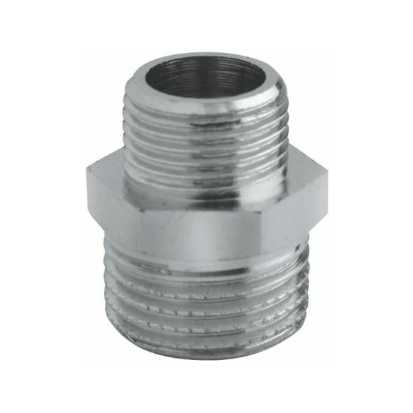 Brjóstnippill 3/4"x3/8" króm