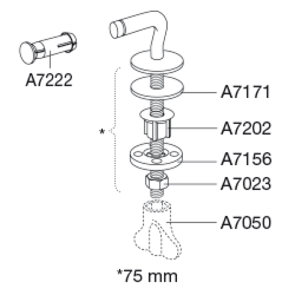 WC setu festingar f Aqua 99550