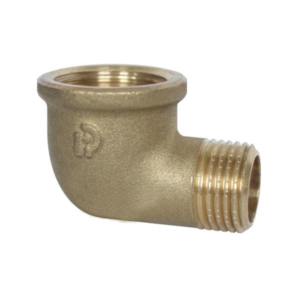 N-hné 1/2"M x 3/4"F kopar