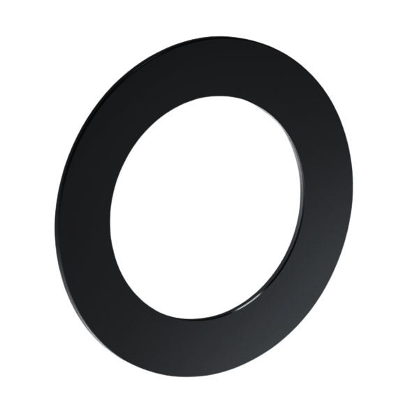 Róshetta 60mm Ø36mm MATT SVART