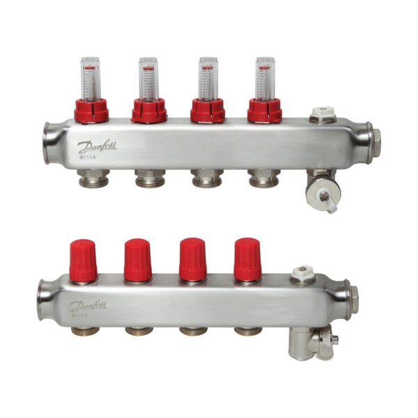 Dreifikista 4stúta m/flæðiglas RYÐFRÍ