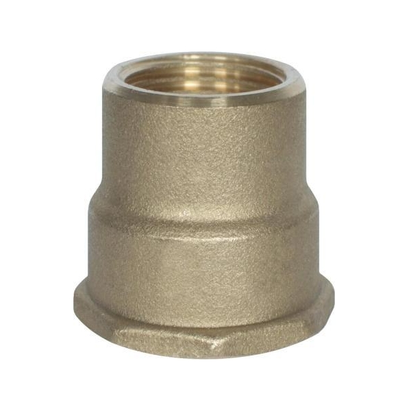 Formúffa 1/2"x 3/8" kopar