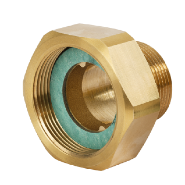 Hálfunion 1¼ x 3/4"+pakkning