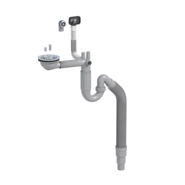 PREVEX P-LOC botnventlasett m.barka 40/50mm