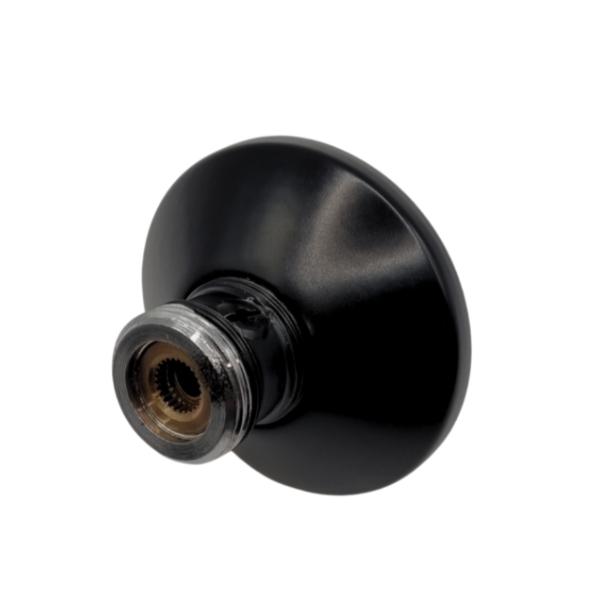 Hjámiðja m kúluloka skr/rósh  MATT SVÖRT