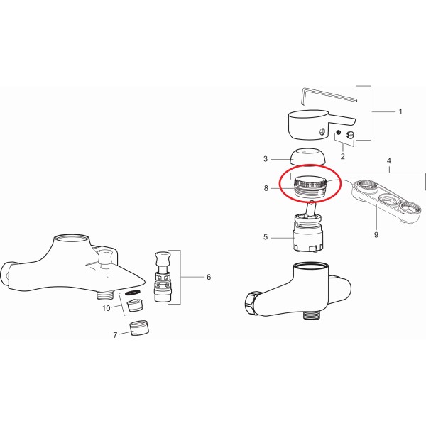 MMIX ró spindil handl.&eldhúst