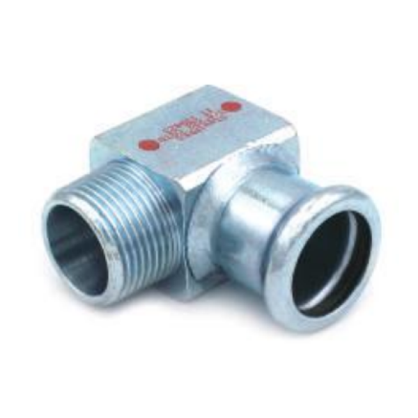 Stutt Hné 18x1/2" galv Steelpr