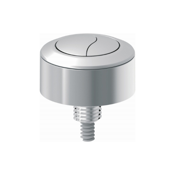 Hnappur á skolventil, króm Ø16/40mm