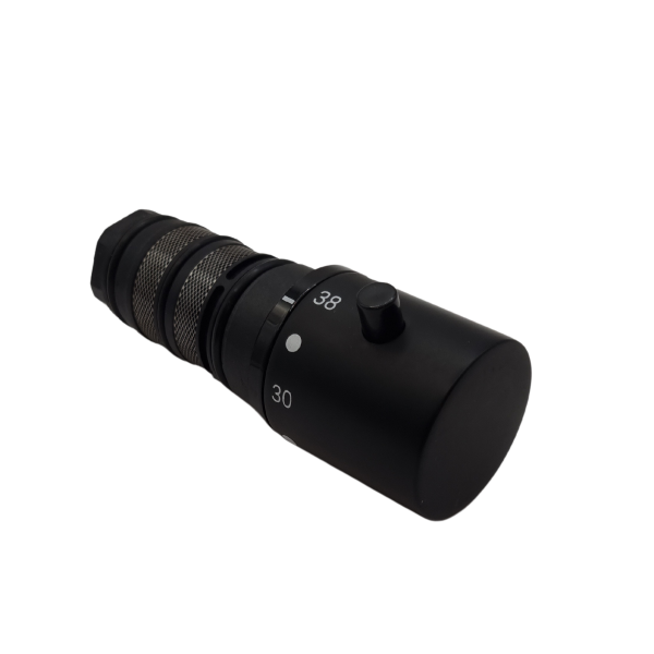 Demm hitastýring + handfang á 5137M tæki Matt Svart