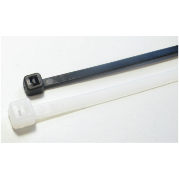 Kapalbönd 200/4,8 svört (100 stk í kassa) bensli